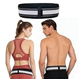 BLholife Orthogürtel Damen und Herren, Gürtel Ischias, Haltungskorrektur Komforten Rückengürtel, Verstellbare Beckengurt für Gesunde Körperhaltung, Haltungstrainer Linderung IschiasSchmerzen L