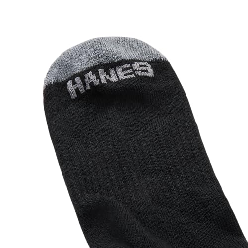Image of Hanes Men's Socks, Active Cool X-temp Lightweight Moisture-wicking Cushioned Ankle, Crew and No Show, 12 and 14 Pair Packs