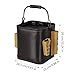 Live Bait Pail - Multi-Functional Fishing Gear, Freestanding Bag | 24.5x25x26cm Compact Travel Lure Organizer with Secure Closure, Tackle Companion for Anglers Trips