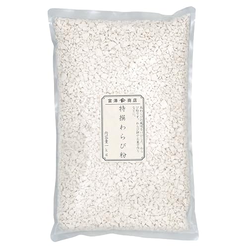 富澤商店 特撰わらび粉 1kg (わらび餅/水まんじゅう/和菓子/製菓用)（Amazon）