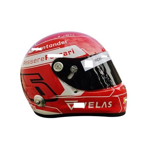QJ 2022 Charles Leclerc F1 Helmet Helm Hand-Paint Full Size 1:1 L Size