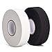 TOBWOLF 2PCS Hockey Band Tapes Schwarz & Weiß, 27 Yard Gewebeklebeband Hockeyschläger Klingengriff Shaft Bat Sportband rutschfeste Grip Wrap für Eishockey, Feldhockey, Rollhockey