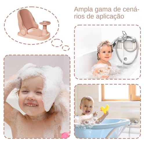 Assento de chuveiro para crianças, assento de criança para banho,Assento de banho dobrável com vento