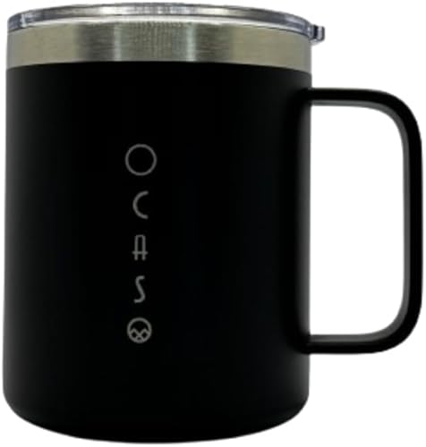 OCASO VASO, CARIPE Taza de Café  12OZ  354.8 ML Acero Inoxidable, doble pared aislada al vacío, tapa sin BPA, conserva el medio ambiente a prueba de