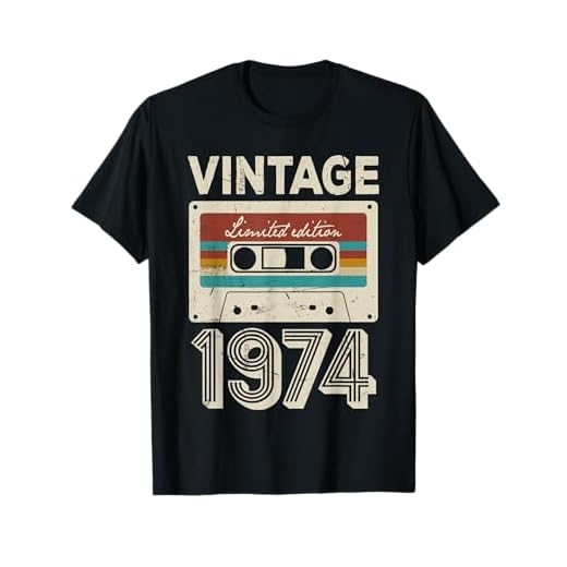 Decoración de cumpleaños vintage de 1974 para cumpleaños de 49 años Camiseta