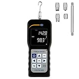 Precisión: ±0,5 % PCE Instruments Dinamómetro medidor de Fuerza Digital portátil para tracción y compresión/Rango: 0 500 Newton/Interfaz USB/Pantalla LCD PCE-FM 500N