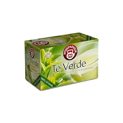Pompadour | Té Verde | Elaboración Tradicional | Con Teína | 20 Bolsitas de 1,5 Gr | Ya disponible en tu tienda friki favorita! En mundofriki.es!