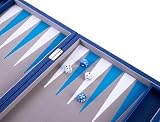 Engelhart backgammon valise simili cuir, 30 pions et dé doubleur photo 5