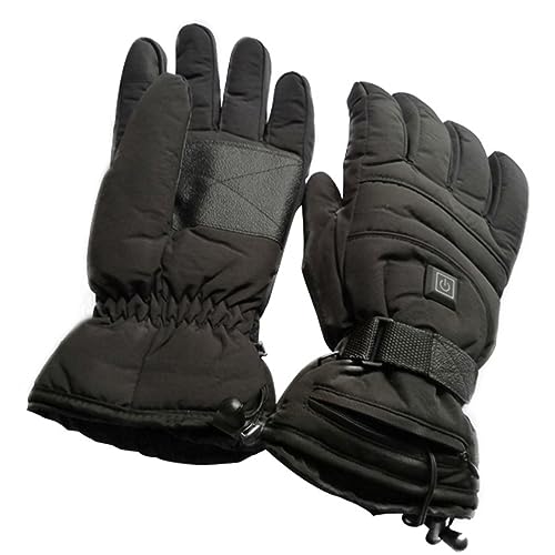 BRIGHTFUFU Heated Winter Gloves Men's Insulated Gloves Cold Weather Hand Warmers Thermal for Outdoor Activities