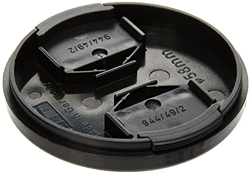 Hama Objektivdeckel f&uuml;r 58 mm Objektiv, Klemmmechanismus in Oberfl&auml;che, Super Snap, Schwarz