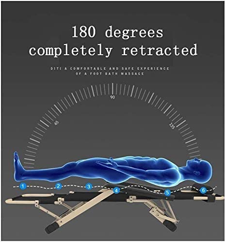 Chaise de plage réglable et durable contre le mal de dos