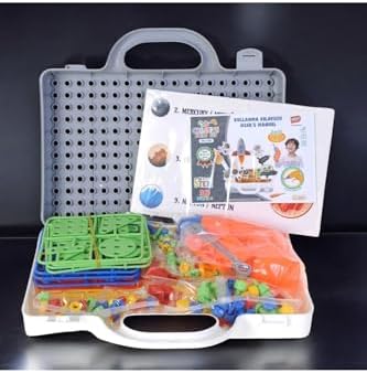 smilechild 3D Yaratıcı 398 Parça Eğitici Matkap Tamir ve Oyun Seti Uzay Temali - Görsel 5