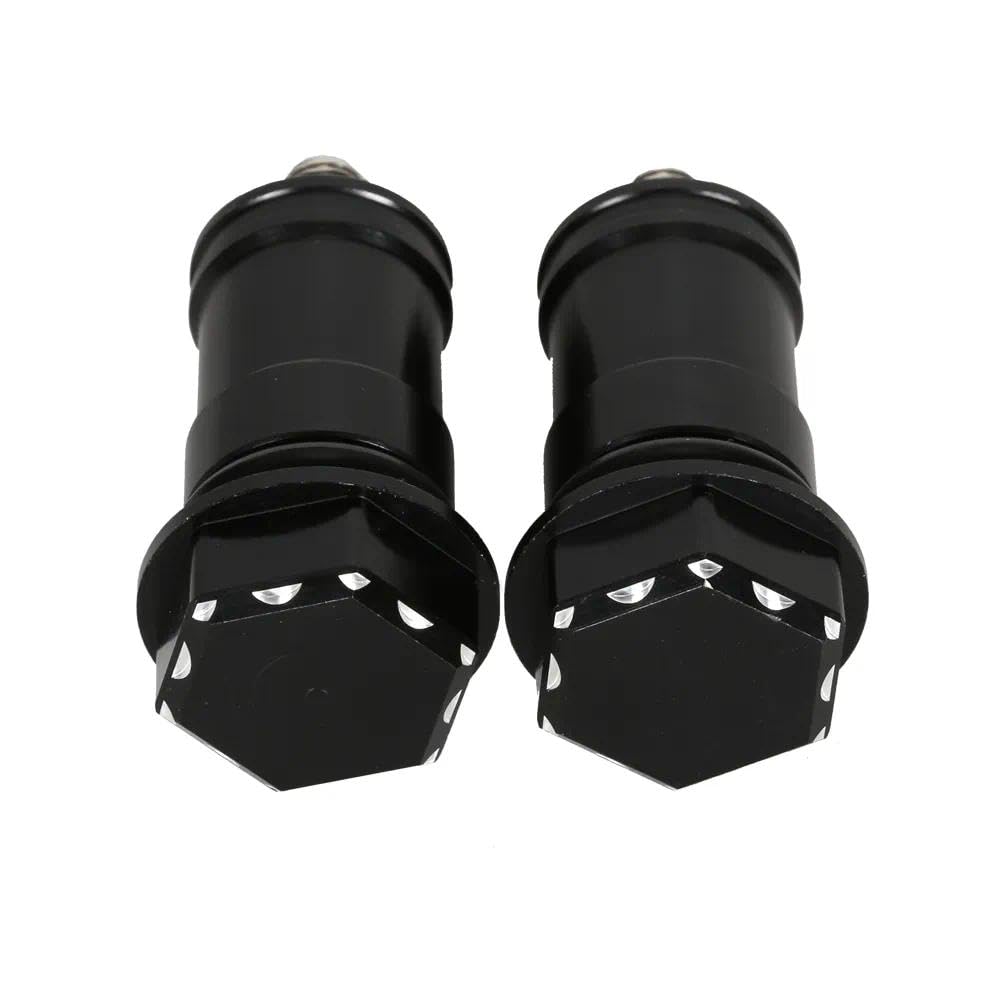 Monkey125 - Bullone esagonale CNC compatibile con Monkey 125 2018-2025, gancio in alluminio per moto, viti per sedile, coperchio del telaio, copertura decorativa (nero)