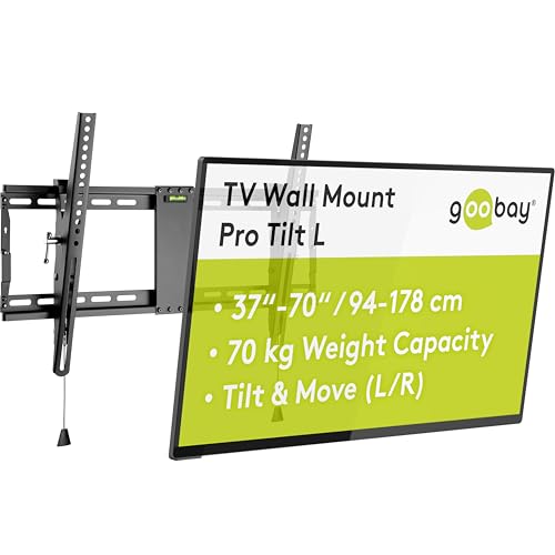 Support mural TV inclinable Goobay 49929 pour écran 37 à 70 pouces VESA 200x200