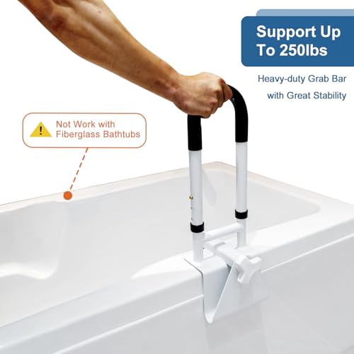 Barre de sécurité de baignoire HEPO en hauteur ajustable - 7