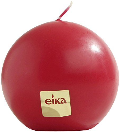 Preisvergleich Produktbild Eika Kugelkerze rot 70 mm