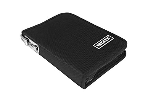 Vaultz Locking Small Tablet Case for iPad Mini and Similar Sized Tablets, Black (VZ03530)