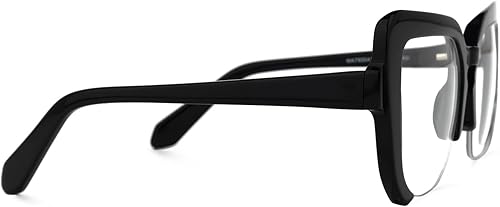 Miniatura 5 de Zeelool Marco de gafas sin montura vintage ojo de gato para mujer con lente transparente sin receta Valencia ZWA785041