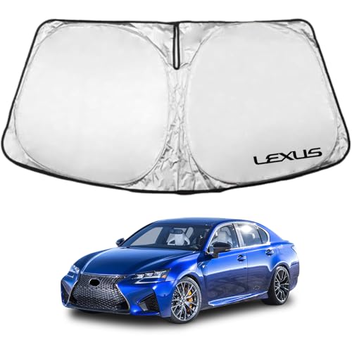 KOKATO レクサス GS 10系 2012年1月~2020年7月 車種専用設計 サンシェード 車 フロント さんしぇーど 暑さ対策 日除け 遮熱 遮光 uvカット 紫外線遮蔽 折り畳み式 収納ポーチ付き 取付簡単 保護パーツ