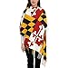 MANQINF Cute Maryland Flag Scarf for Men Women Winter Warm Shawl Wraps Large Maryland Patriotic Fashion Blanket Scarves