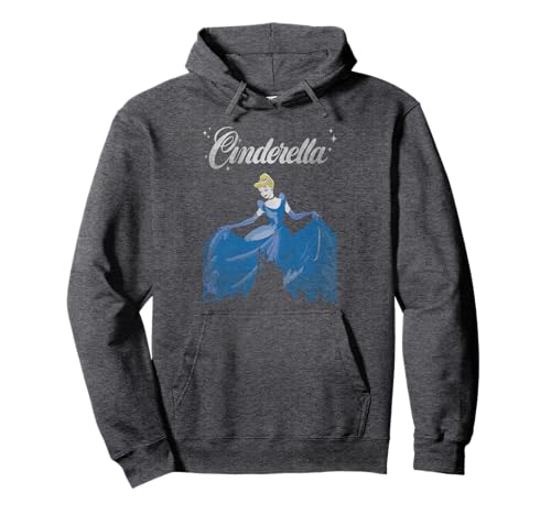 Disney Cinderella Vintage Castle Silhouette Hoodie...