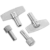 Outils : comprend plusieurs outils que des clés de remontage et des boutons, idéaux pour diverses tâches de réparation et de modification d'horloges mécaniques, remplacements de clés d'horloge, clés de remontoir d'horloge