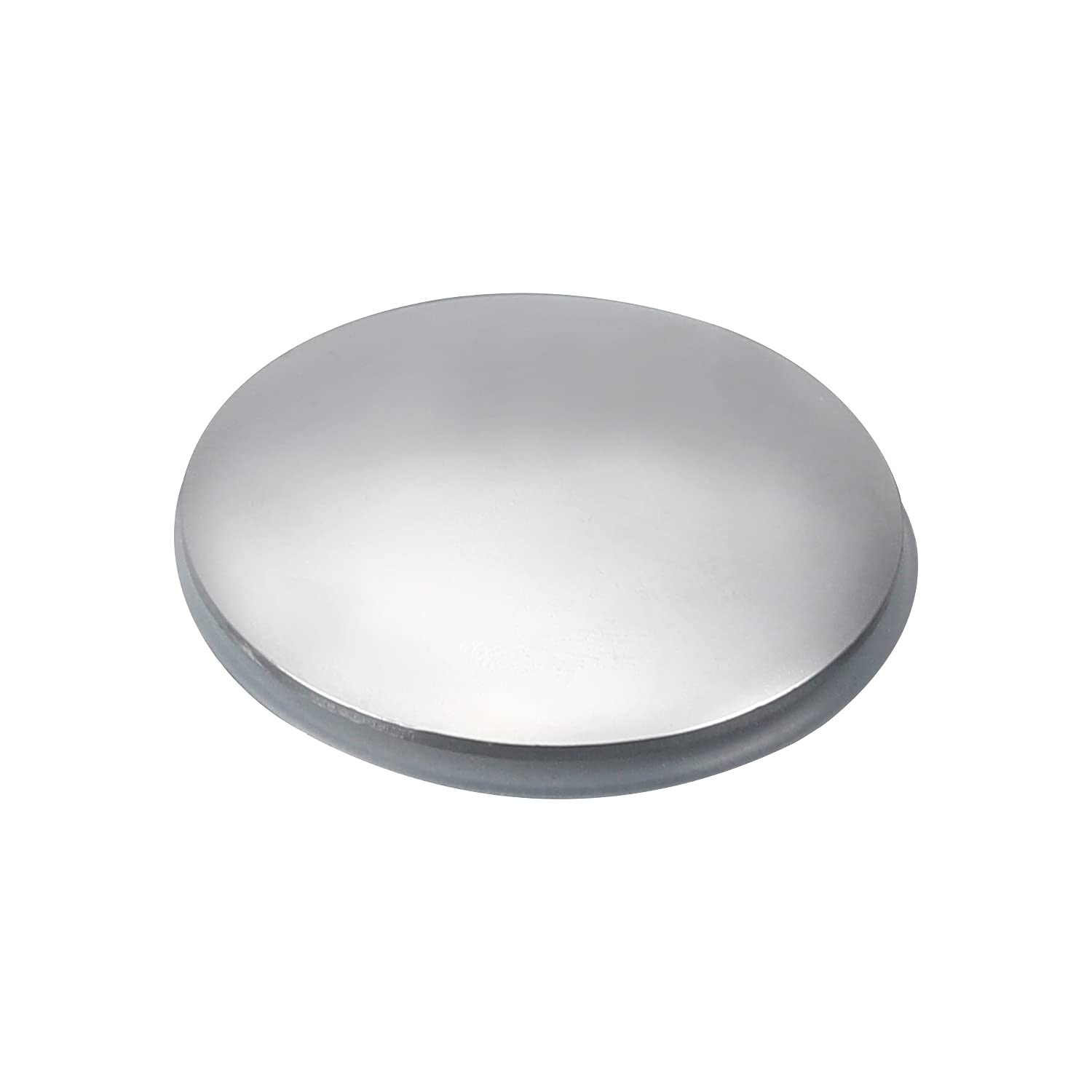 Mromax Silver 1Pcs Basin Sink Click Zinc Alloy 35Mm Diameter Pop Up Push Button Drain Stopper For Bathroom Bathtubs Tone