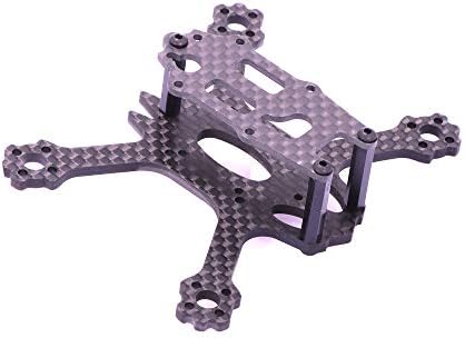 88mm 2 inch Micro Carbon Fiber FPV Racing Drone Quad Quadcopter Frame for BETAFPV A01 Wolfwhoop WT03 WT05 AKK BA3 Crazepony Spotter V2 AIO FPV Camera Indoor Backyard FPV Racing