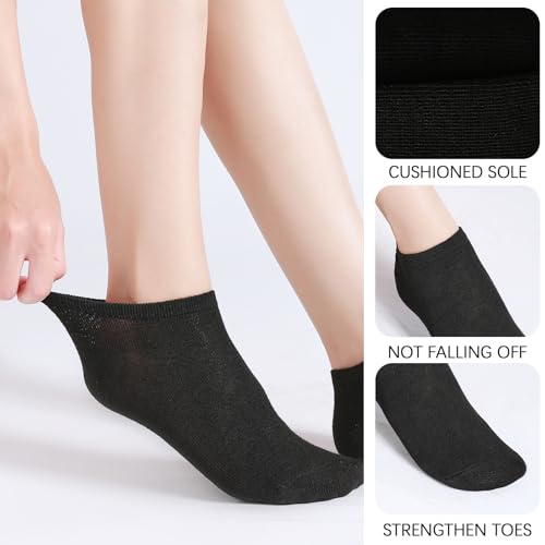 Image of Ankle Socks for Women Non Slip Slim-fit Non Slip Moisture Wicking Short Classic Low Cut Casual Socks(10P-Burgundy)