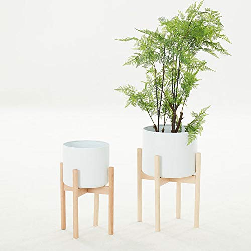 Weston Crafts Wood Plant Stand with Pot Set of 2 Mid Century Indoor Plant Stand -Modern Planter Bamboo Plant Stands Indoor Outdoor for Plant Pots (B08L26TJFF) Amazon Price History, Amazon Price Tracker