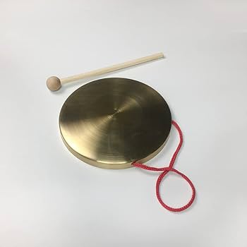 Amazon | Yyiingkku ゴングドラム 銅鑼 ドラム 太鼓 バチ 1本付