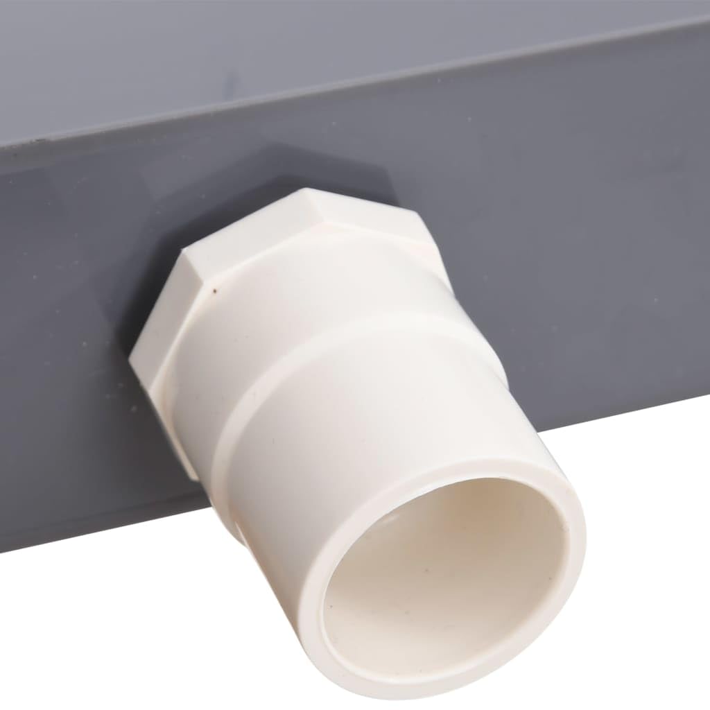 vidaXL Fuente Cascada con LED RGB para Piscina Jardín Estanque Patio Aporte Exterior Decorativo Relajante Luces Vista Sonido Acrílico