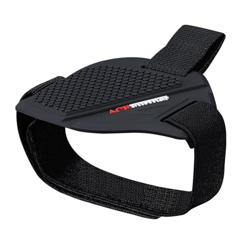 Generisch Paraschiena per moto – Protezione per moto | Dita – Nero ed elegante protezione per le dita dei piedi del motociclo per scarpe da trekking, stivali, scarpe sportive