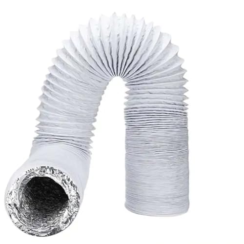 Tubo Campana Extractora Tubo de ventilación de 150 mm y 6 pulgadas, tubo de aluminio de PVC, manguera de ventilación de aire, conducto de escape de aire acondicionado flexible, sistema de ventilación
