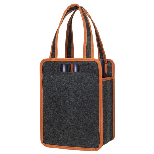 Bolsa de almacenamiento para botellas de vino con separadores de amortiguación antichoque