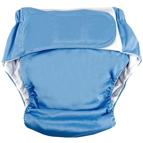 FERCAISH Fralda de tecido reutilizável para adultos, lavável e impermeável, proteção contra a incontinência dos idosos, roupa interior com máxima absorção para os cuidados da incontinência de