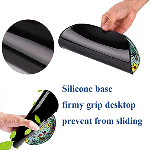 Boutilon Wrist Mouse Pad, Non-Slip Ergonomic Mouse Pad With Gel Wrist Rest Support, Gaming Mouse Pad 8.7 X 7.5 Inches Pad For Computer, Laptop, Home, Office (Golden Butterfly) #TOP3