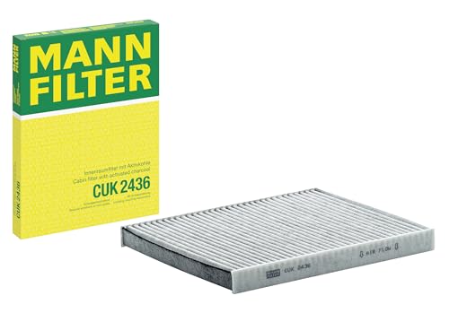 MANN-FILTER CUK 2436 Innenraumfilter/Kabinenluftfilter - Pollenfilter mit Aktivkohle - für Pkw + Transporter
