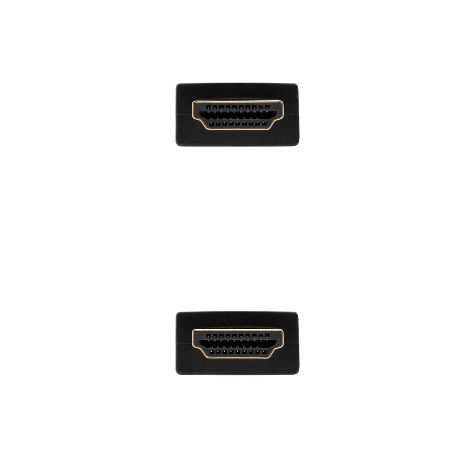 HDMI Cable Version 1.4 with High Speed and Ethernet Channel (HEC) Support - Includes Ferrite Cores for Interference Reduction - Type A Male Connectors on Both Ends - Length 1