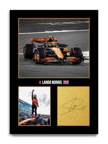HWC Trading Lando Norris F1 Geschenke Gedrucktes Signiertes Autogramm Foto für Fromula 1 und Motorrennen Fans - Nur A4-Druck für 11,99 EUR bei amazon.de Bild: HWC Trading Lando Norris F1 Geschenke Gedrucktes Signiertes Autogramm Foto für Fromula 1 und Motorrennen Fans - Nur A4-Druck für 11,99 EUR bei amazon.de