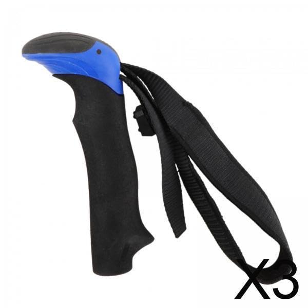 SECRET DESIRE Creations 3xCane Handle Grip Replacement Trekking Pole Handle for Outdoor Skiing Camping