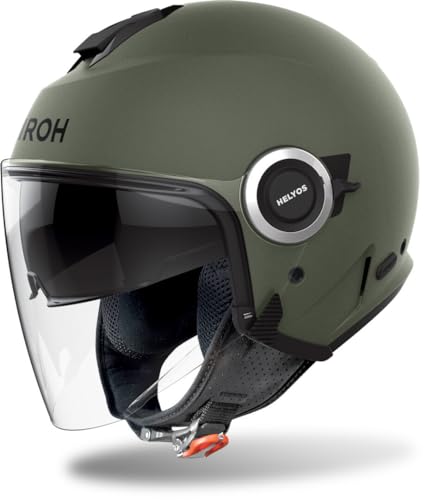 AIROH CASCO JET HELYOS COLOR MILITARY GREEN MATT M