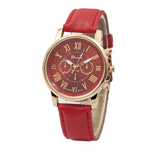 Reloj de mujer delicado y pequeño rojo reloj de mujer sencillo Cover