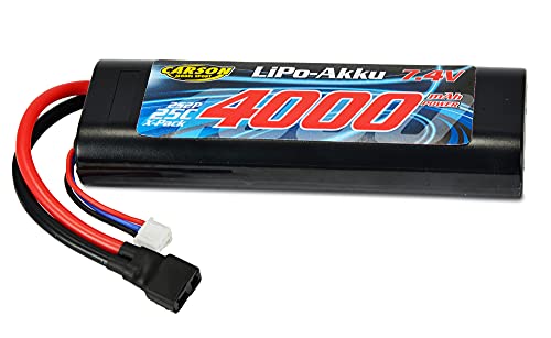 Carson 500608145 - LiPo-RP-7.4V 4000mAh-25C-Round