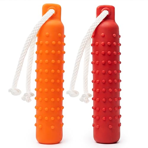 Segzwlor Dog Float Toy - Interactive Training Bumper & Fetching Retrieving Dog Water Toys Dummy Outdoor - Lightweight for Float on the Water Pool Fetch Rope Dog Toys for Small, Medium, Large Dogs