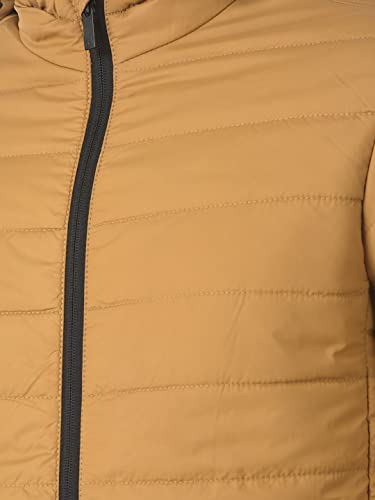 Image of Crimsoune Club Men Mustard Yellow Padded Jacket
