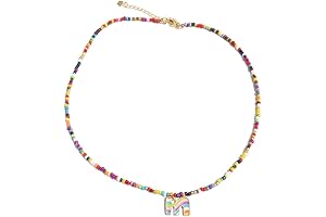 ceeal Dainty Initial Necklace for Women Girls