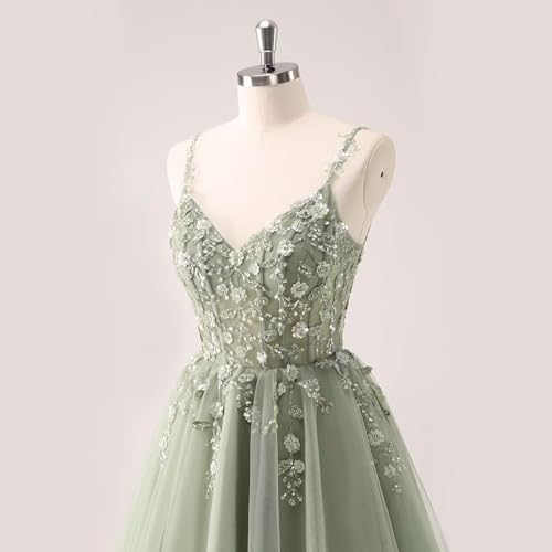Lace Applique Tulle Homecoming Dresses for Teens Sparkly 3D Flower Short Prom Dress Sequin Quinceanera DAMA Dress2