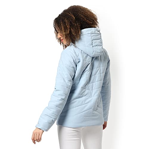 Image of PINACOLADA Women's Puffer Regular Fit Bomber Jacket For Winter Wear | Standing Collar | Full Sleeve | Zipper | Casual Jacket For Woman & Girl | Western Stylish Jacket For Women