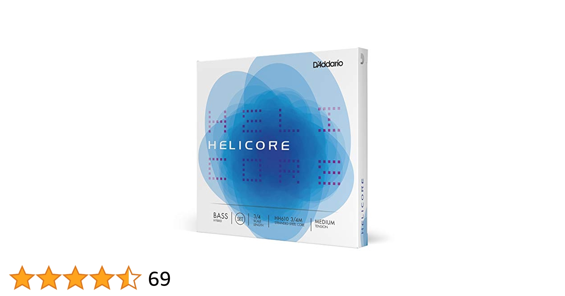 中古弦　D'Addario Helicore HH611 3/4M Amazon | D'Addario ダダリオ ウッドベース(コントラバス)弦
